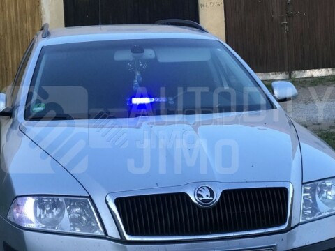 Stroboskopy, LED maják za přední sklo - modro červené