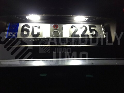 LED osvětlení SPZ Audi A6 C6 04-11, Q7 06-09