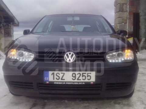 Přední světla, lampy VW Golf IV 97-04 Daylight chromová