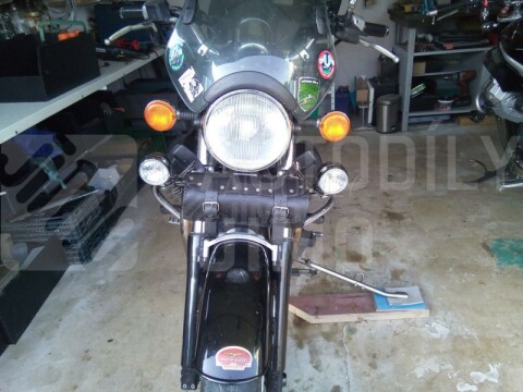 Přídavná světla celokovová chromová, světla na chopper