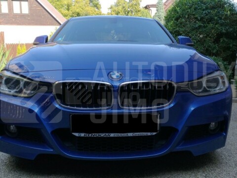Přední maska BMW 3 F30, F31 11-17, M3 Style, lesklá černá