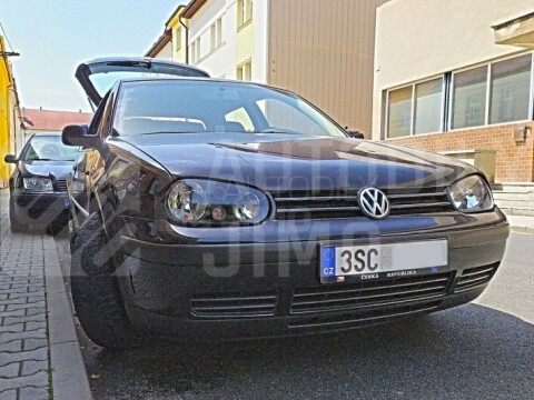 Přední světla, lampy VW Golf IV 97-04 černá, s mlhovkou