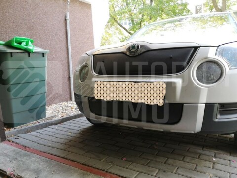 Zimní clony chladiče Škoda Yeti 09-13 kryt masky + nárazníku