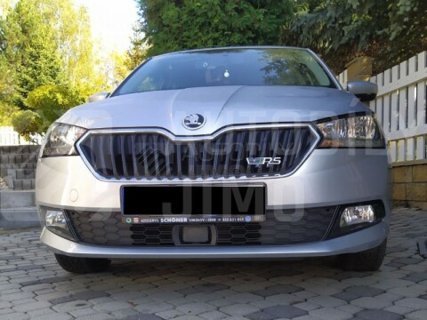 Znak Škoda RS, VRS, na přední masku, logo, emblém - new edition