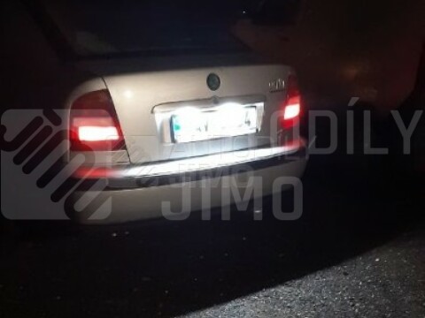 LED osvětlení SPZ Škoda Octavia I 1996-2010