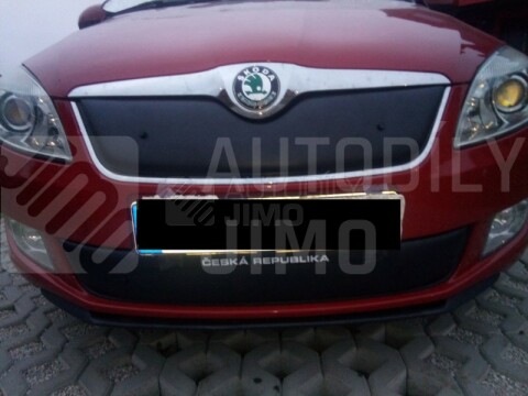 Zimní clony chladiče Škoda Fabia II 10-15, kryt masky + nárazníku