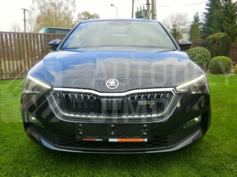 Znak Škoda RS, VRS, na přední masku, logo, emblém - new edition