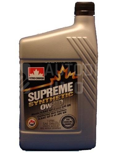 Motorový olej Petro Canada Supreme Synthetic 0W-20 1l