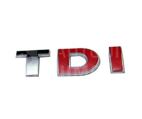 Znak, logo, emblém, nápis VW TDI 3D - samolepící