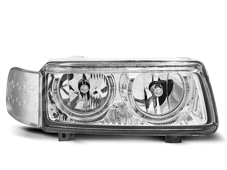 Přední světla, lampy Angel Eyes VW Passat B4 35i 93-96 chromová H7