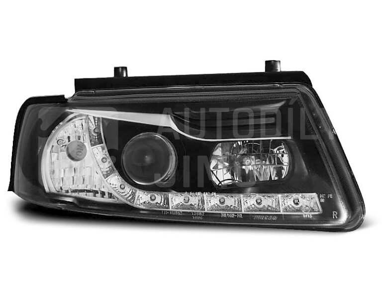 Přední světla, lampy VW Passat B5 96-00 Day light černé H1