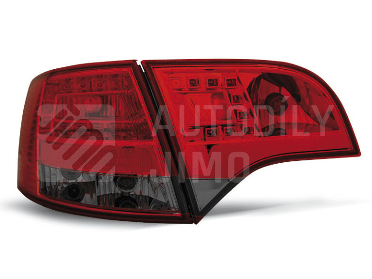 Zadní světla, lampy Audi A4 B7 04-08 Avant, LED, červeno-kouřové