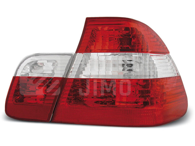 Zadní světla, lampy BMW E46 98-01 sedan, bílo-červené