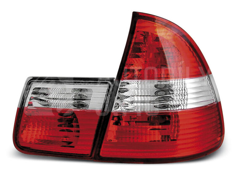 Zadní světla, lampy BMW E46 99-05 combi, červeno-bílé