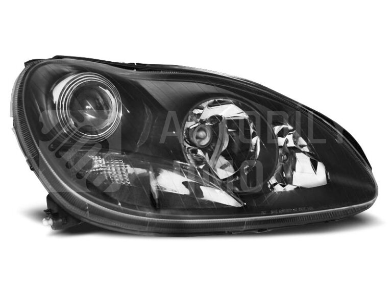 Přední světla, lampy Mercedes Benz S W220 9805 černá