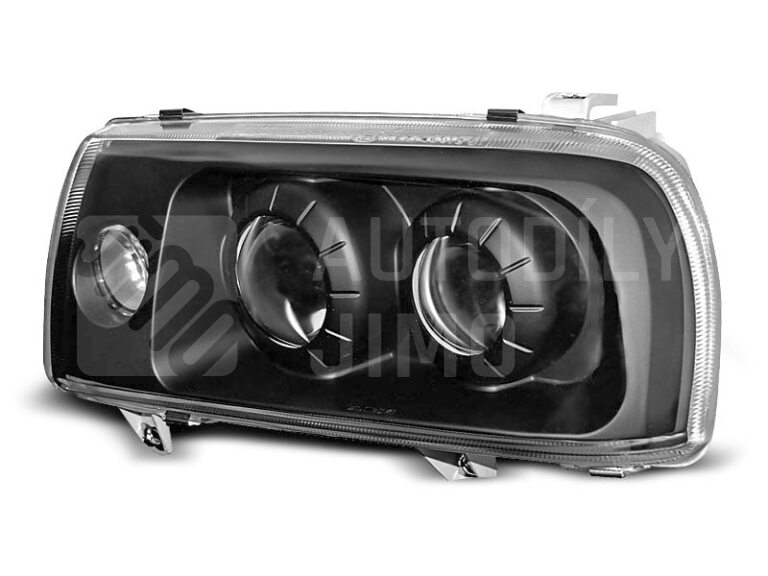 Přední světla, lampy VW Vento 9298 černé H7 Autodíly JIMO