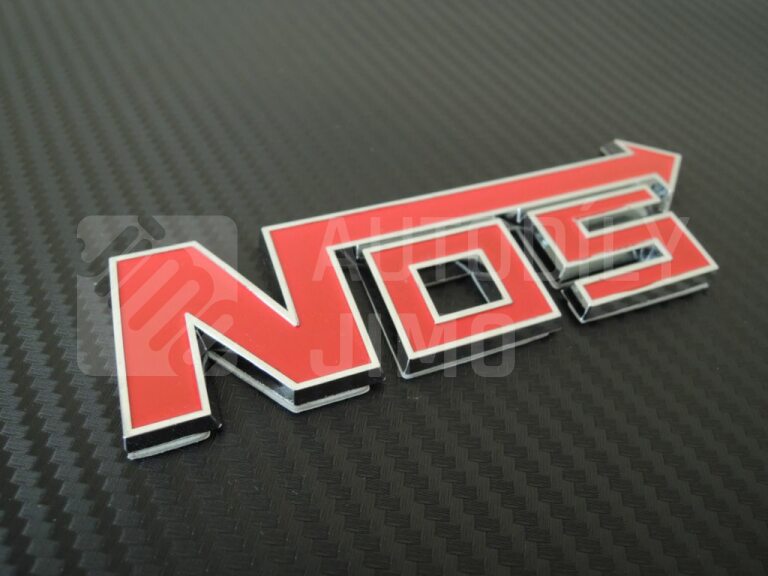 Znak, logo, emblém, nápis NOS 3D - samolepící