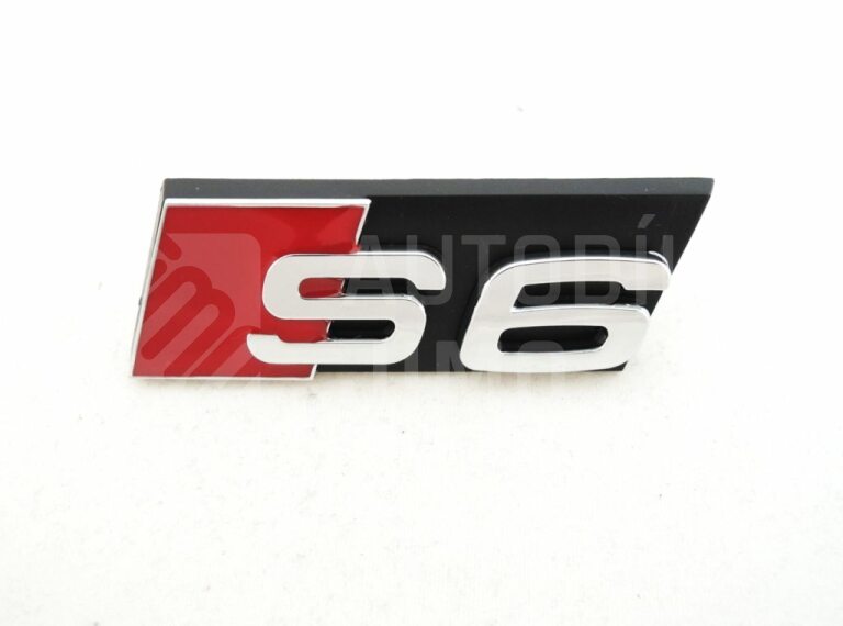 Znak, logo, emblém, nápis Audi S6, 3D - na přední masku 