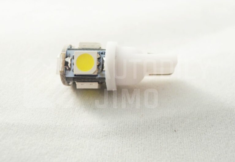 Superlight LED žárovka T10 W5W 12V 5led diod SMD 5050 bílá