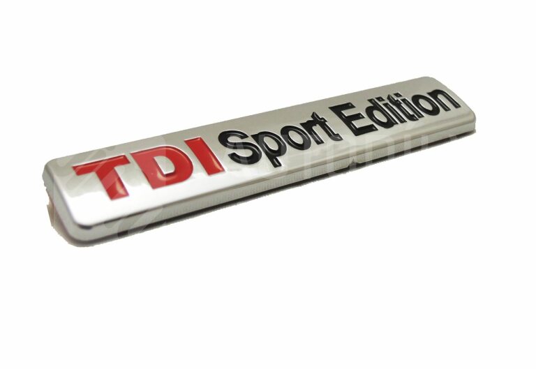 Znak, logo, emblém Audi, VW, Škoda, Seat TDI Sport Edition