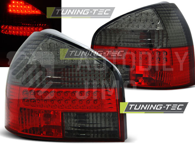 Zadní světla, lampy Audi A3 8L 96-00, LED, červeno-kouřové
