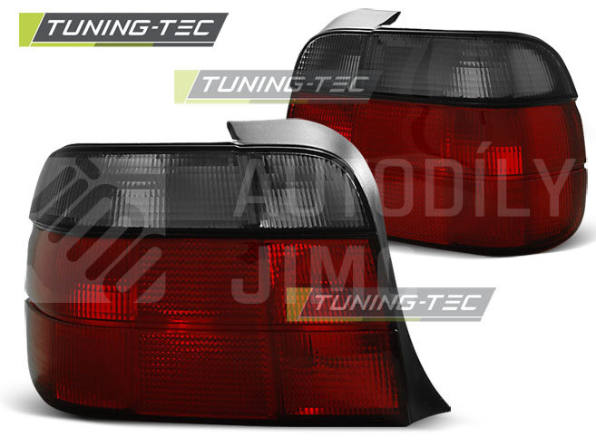 Zadní světla, lampy BMW E36 Compact 94-00, červeno-kouřové