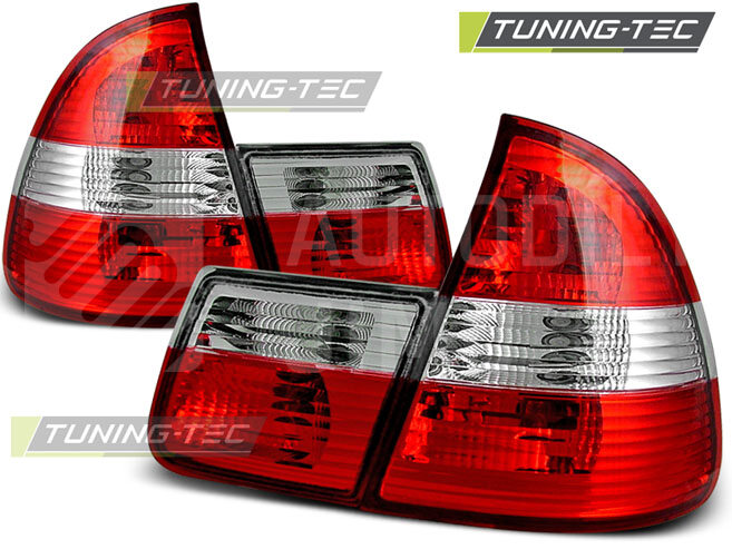 Zadní světla, lampy BMW E46 99-05 combi, červeno-bílé