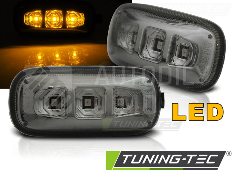 Boční blinkry, směrová světla Audi A4 B6 B7 00-08, LED - kouřové