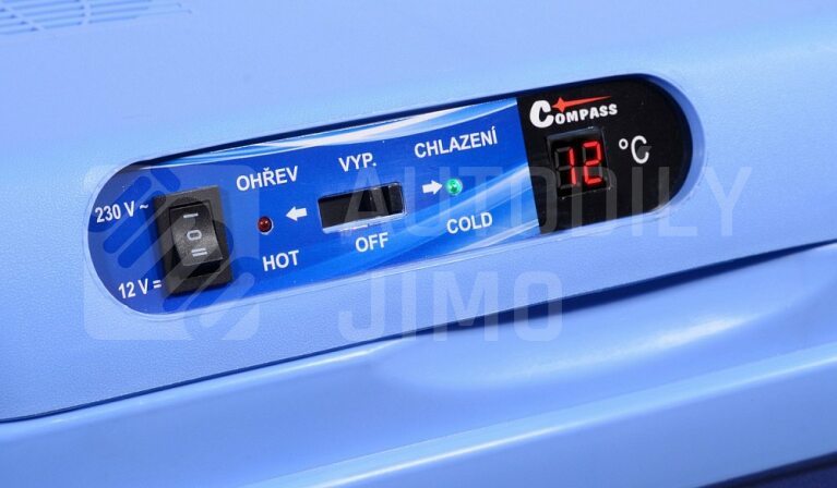 Chladící box 25l blue 220V/12V displej s teplotou