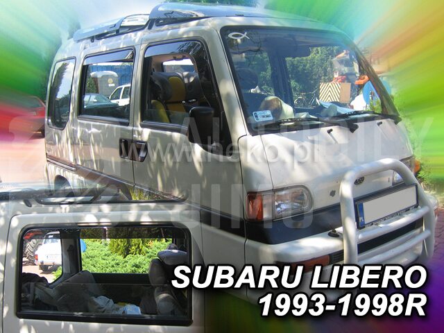 HEKO Ofuky oken Subaru Libero 1993-1999 přední+zadní