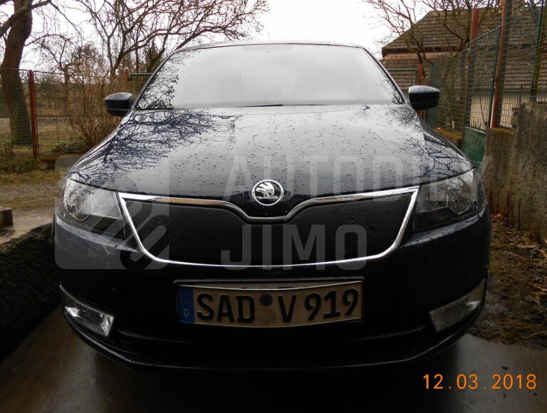 Zimní clona chladiče Škoda Rapid 2012-2019 kryt masky