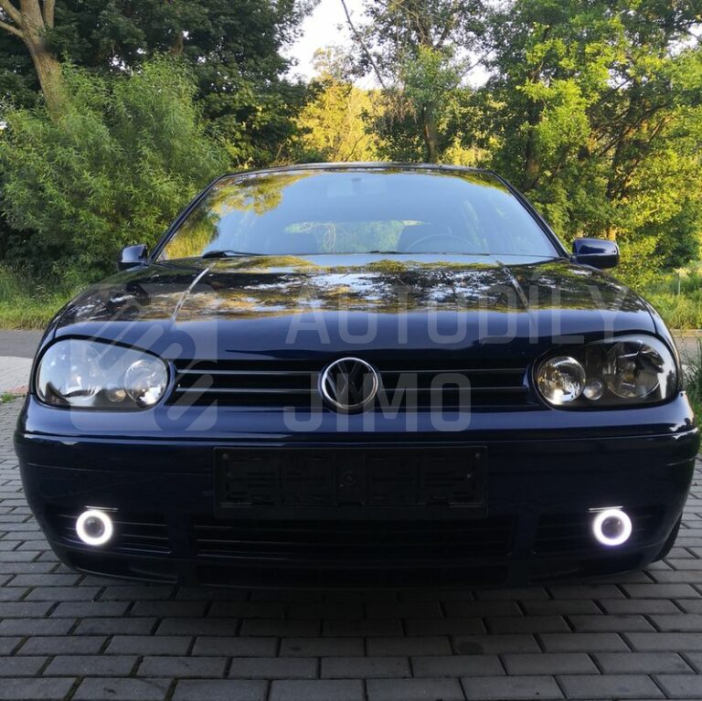 Přední světla, lampy VW Golf IV 97-04 černá, s mlhovkou 
