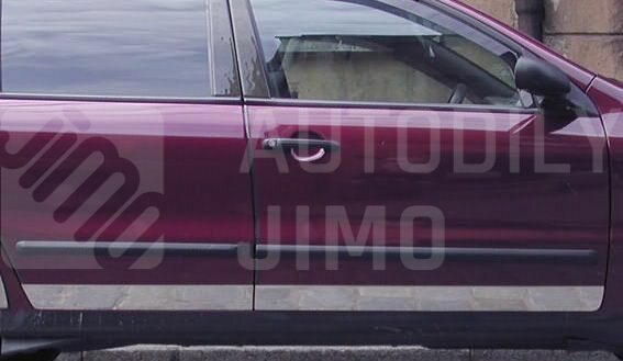 Nerezové dveřní lišty Fiat Doblo, 2000-2008