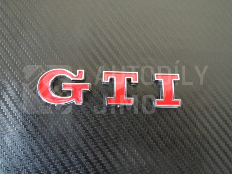 Znak, logo, emblém, nápis GTI 3D - samolepící