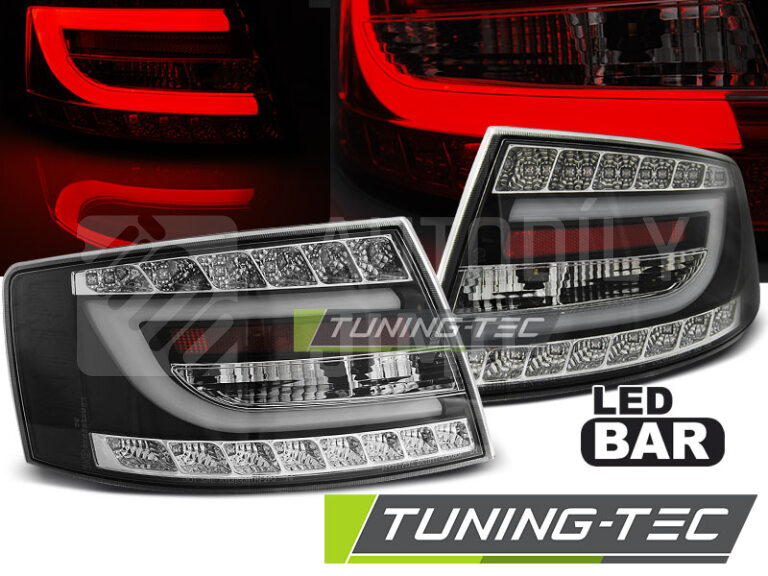 Lampy Led Audi A6 C6 Zadní světla, lampy Audi A6 C6 04-08, LED, černé 7 pin | Autodíly JIMO