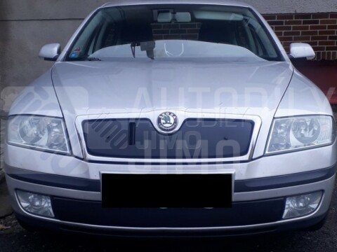 Zimní clony chladiče Škoda Octavia II 04-12, kryt masky + nárazníku Zimní clony chladiče Škoda Octavia II 04-12, kryt masky + nárazníku