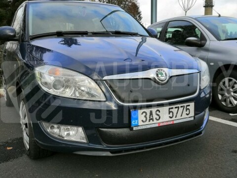 Zimní clony chladiče Škoda Fabia II 10-15, kryt masky + nárazníku Zimní clony chladiče Škoda Fabia II 10-15, kryt masky + nárazníku
