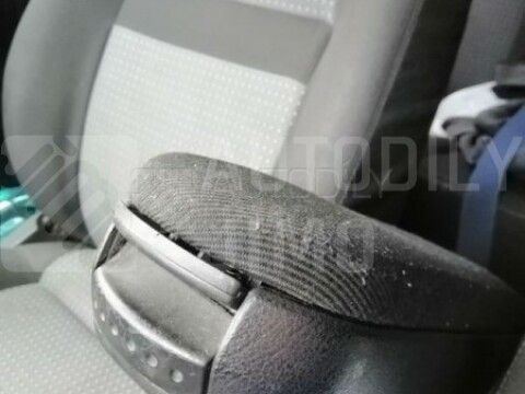 Zámek loketní opěrky, tlačítko černé VW, Škoda, Seat