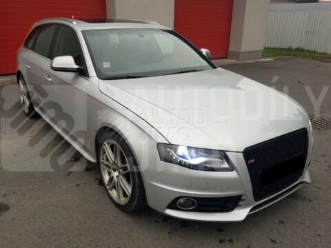 Znak, logo, emblém, nápis Audi S4, 3D - na přední masku Znak, logo, emblém, nápis Audi S4, 3D - na přední masku