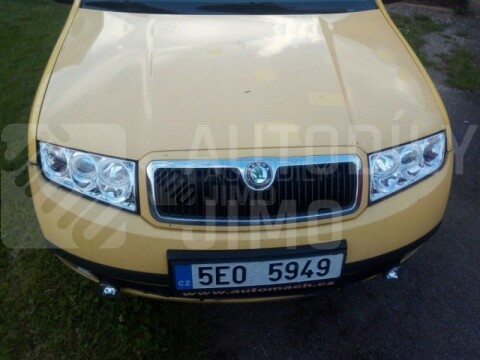 Přední světla, lampy Angel Eyes Škoda Fabia I 99-08 chromová Přední světla, lampy Angel Eyes Škoda Fabia I 99-08 chromová