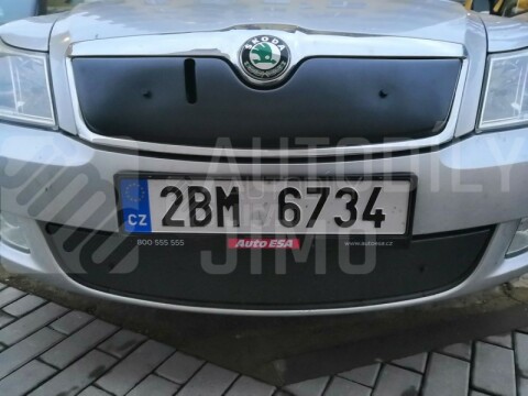 Zimní clony chladiče Škoda Octavia II 08-12, kryt masky + nárazníku Zimní clony chladiče Škoda Octavia II 08-12, kryt masky + nárazníku