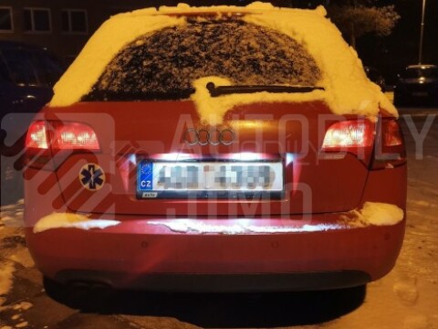 LED osvětlení SPZ Audi A3 8P, A4 B6, B7 LED osvětlení SPZ Audi A3 8P, A4 B6, B7