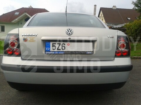 Zadní světla, lampy Volkswagen Passat B5, 96-00, Sedan, černé Zadní světla, lampy Volkswagen Passat B5, 96-00, Sedan, černé