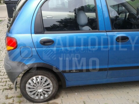 Plastové zadní lemy blatníku Daewoo Matiz 1998-2005 Plastové zadní lemy blatníku Daewoo Matiz 1998-2005