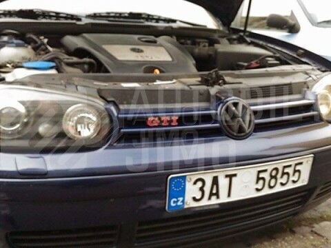Znak, logo, emblém, nápis VW GTi - na přední masku Znak, logo, emblém, nápis VW GTi - na přední masku
