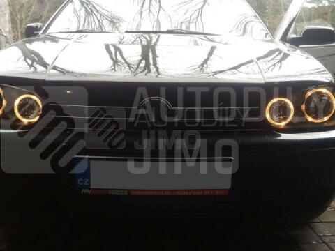 Přední světla, lampy Angel Eyes VW Golf IV 97-04 černá, s mlhovkami, H7