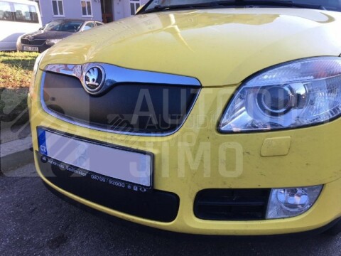 Zimní clona Škoda Fabia II 06-10, Škoda Roomster, kryt masky Zimní clona Škoda Fabia II 06-10, Škoda Roomster, kryt masky