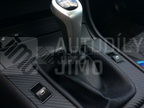 Manžeta řadící páky BMW 3 E46 - černá +Řadící páka BMW E39, E46, E60, E81, E87, E90, X3, X5 5st, rukojeť 