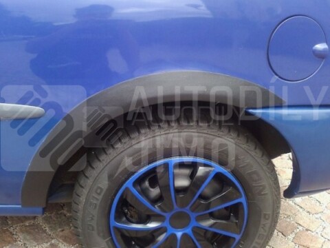 Plastové zadní lemy blatníku Ford Fiesta 1989-1995 3dveřová Plastové zadní lemy blatníku Ford Fiesta 1989-1995 3dveřová