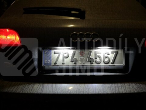 LED osvětlení SPZ Audi A3 8P, A4 B6, B7 LED osvětlení SPZ Audi A3 8P, A4 B6, B7